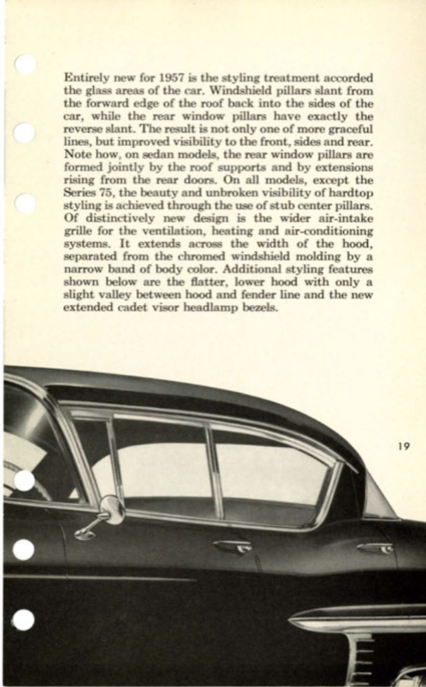 1957 Cadillac Salesmans Data Book Page 83